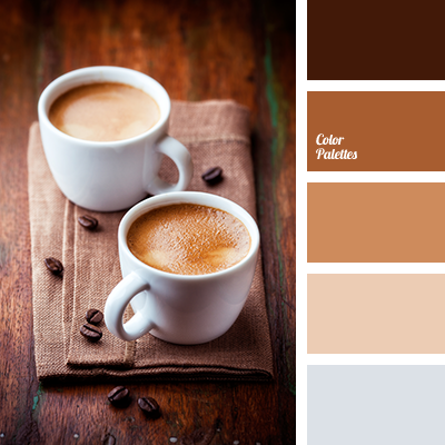 How to create a mood board, with a cup of coffee and coffee colour variations